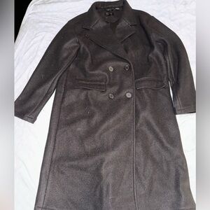 New York & Company Oversized Notch Lapel Trench Coat